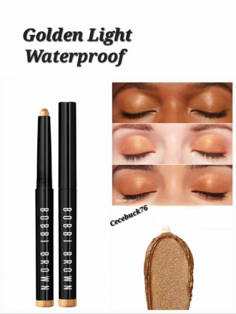 🌺Bobbi Brown Golden Light Cream Shadow Stick Cream Eyeshadow Waterproof